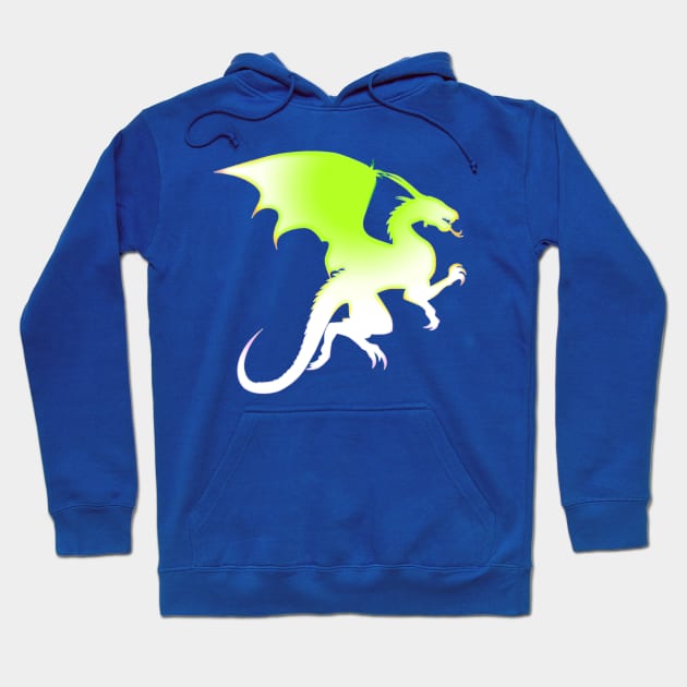 Green Dragon Hoodie by AlondraHanley